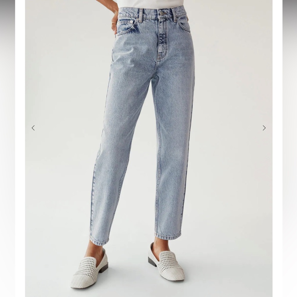 Mango %100 cotton mom jeans